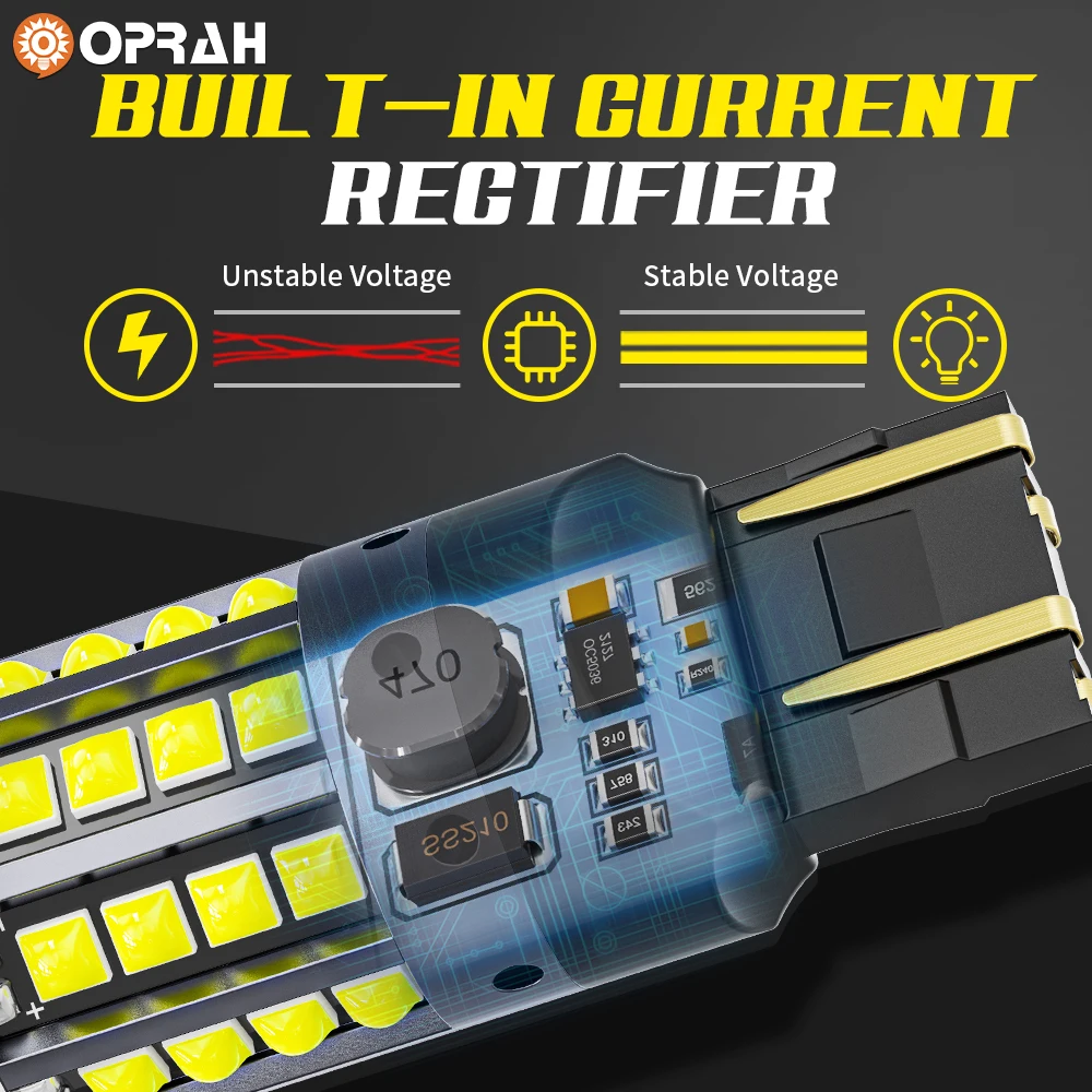 1pcs Super Bright Car Lights LED 1156 BA15S P21W BAU15S PY21W 1157 2025 P21/5W W21W 3030SMD Canbus Turn Signal Lamps DRL new No Error 12V