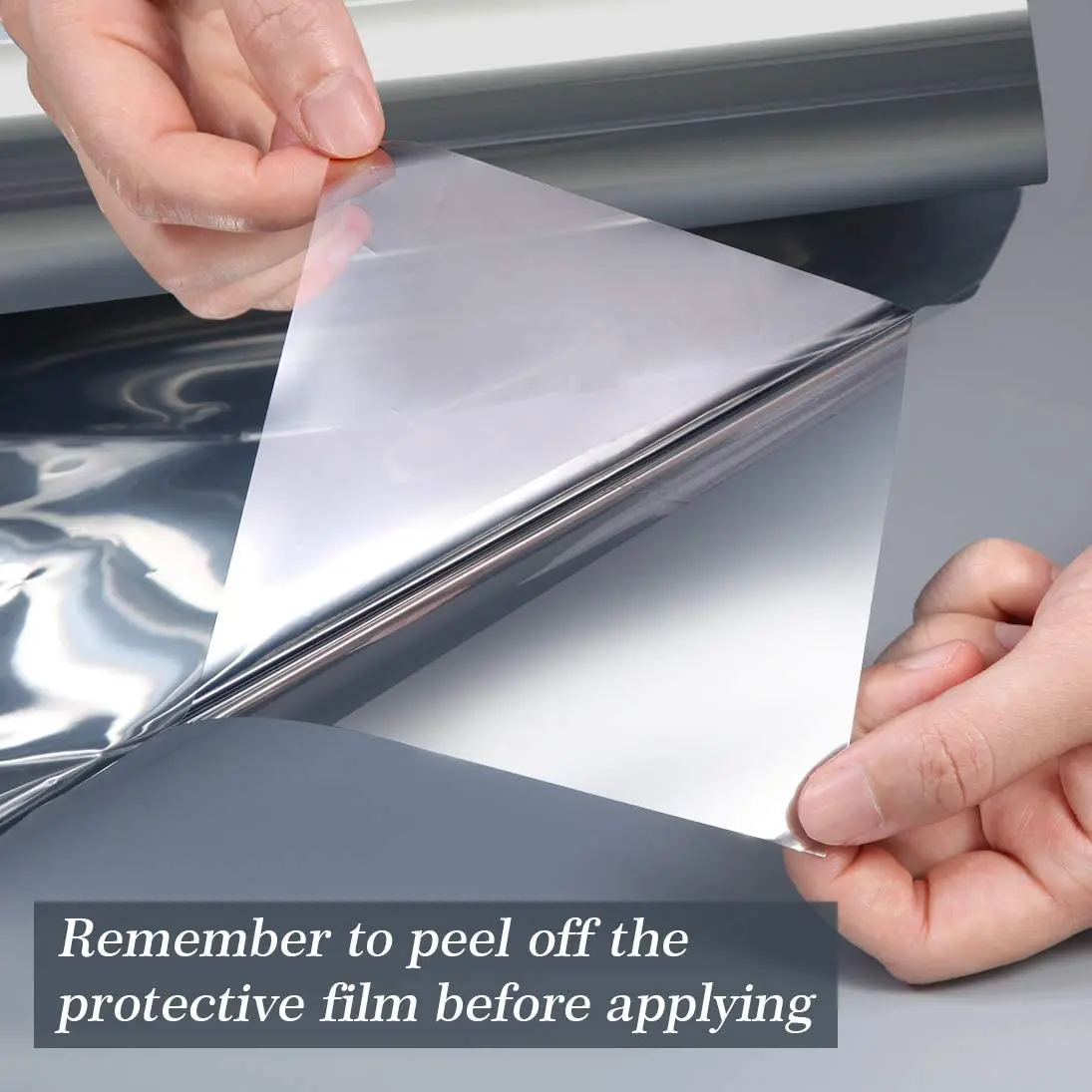 One Way Mirror Window Film Privacy Self-Adhesive Film Anti 2025 UV new Heat Control Reflective Window Tint for Home Office Vinyl Sier