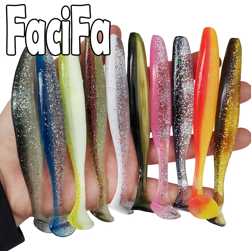 10pcs Big Soft Lure Silicone Bait Shad Wobbler Fishing lure Set Saltwater Worm Swimbait Lure spinnerbait Fishing accessories