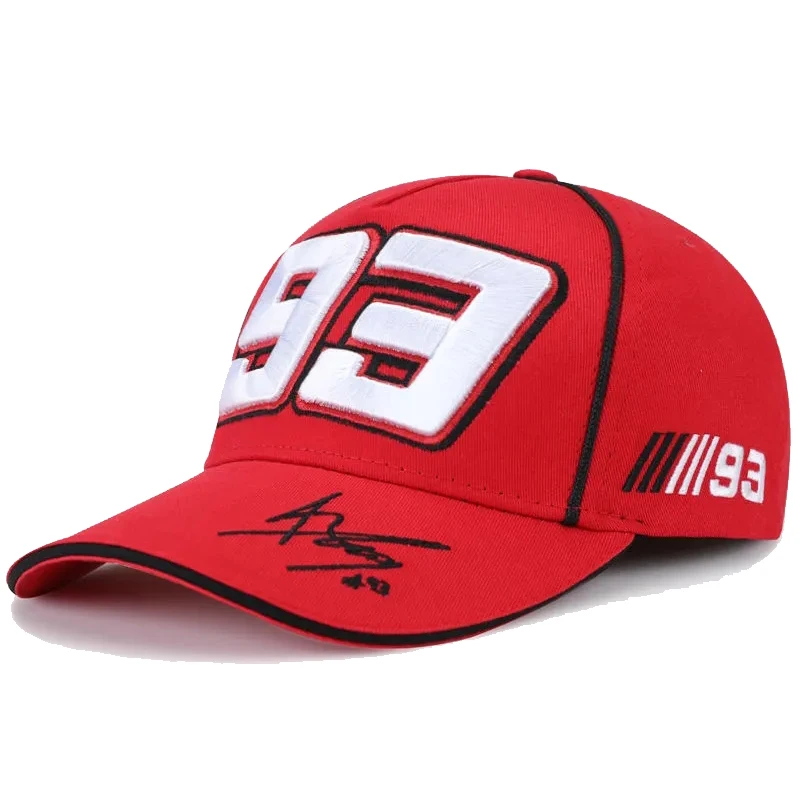 2023 Hat men's spring and autumn sun visor hat new summer motorcycle baseball cap 2025 female sunscreen black No. 93 cap