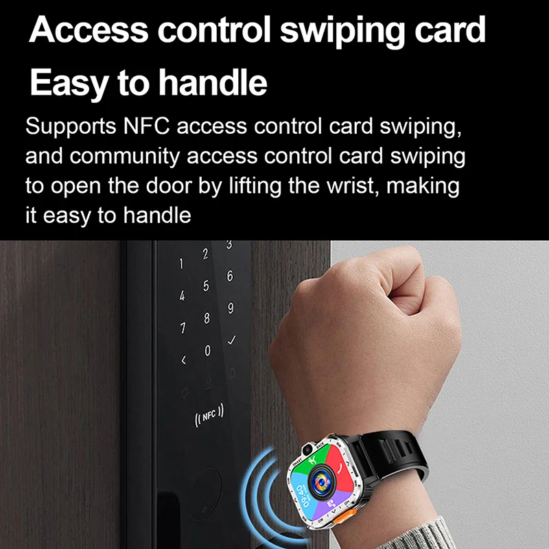 2.03 inch 4G NetworK Smart Watch GPS Wifi SIM NFC Dual Camera Rugged 16G 64G ROM Storage Google Play IP67 Android Smartwatch