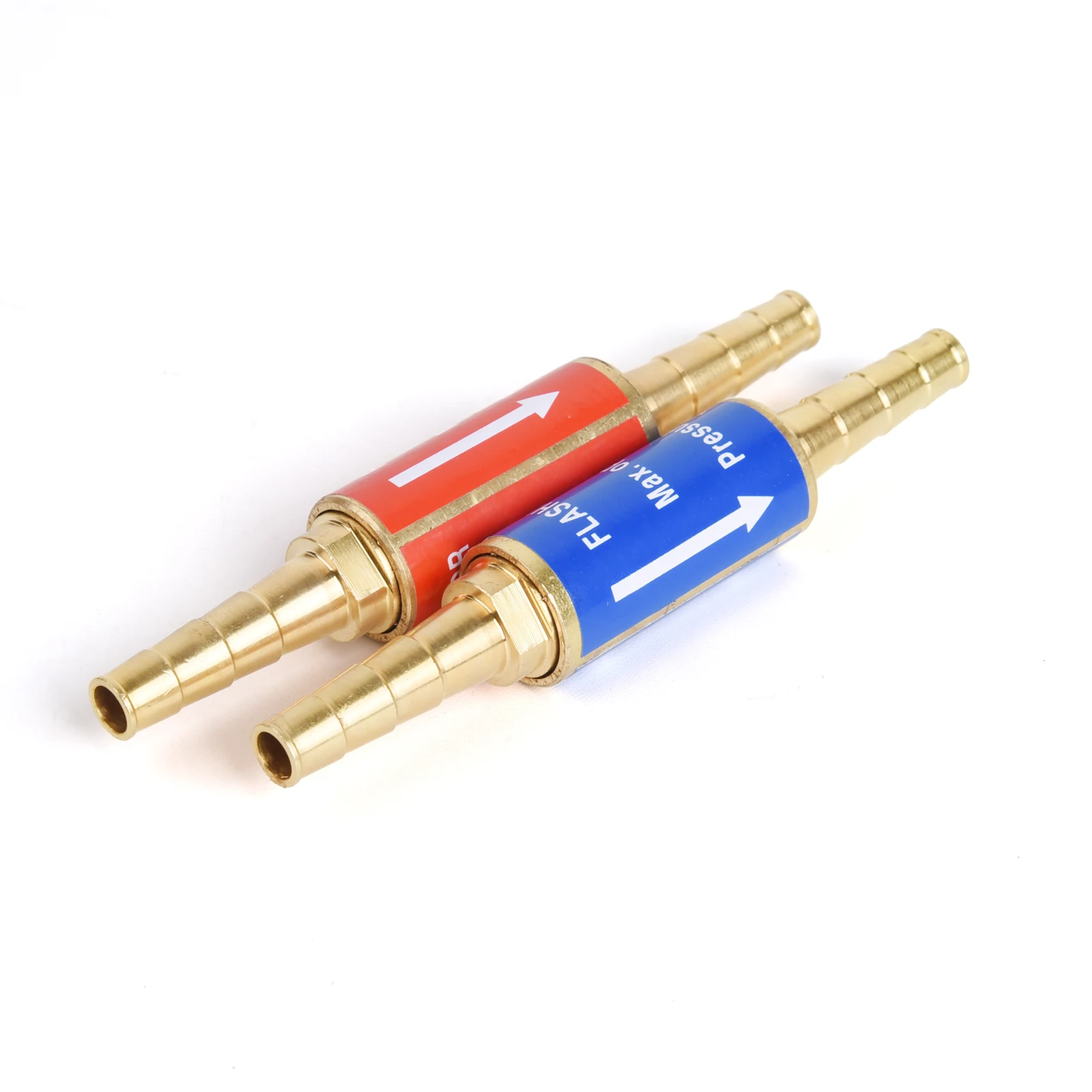 Oxygen Propane Acetylene Flashback Arrestor Check Safety Valve Fit 6mm 8mm 10mm Cutting Torch Hose Flame Buster