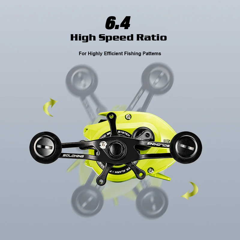 new CT150 Baitcaster Reel Fishing Reel BFS Reel 6+1BB 8.1/6.4:1 2025 High Speed 5KG Drag Reel for Catfish Bass Carp Fishing