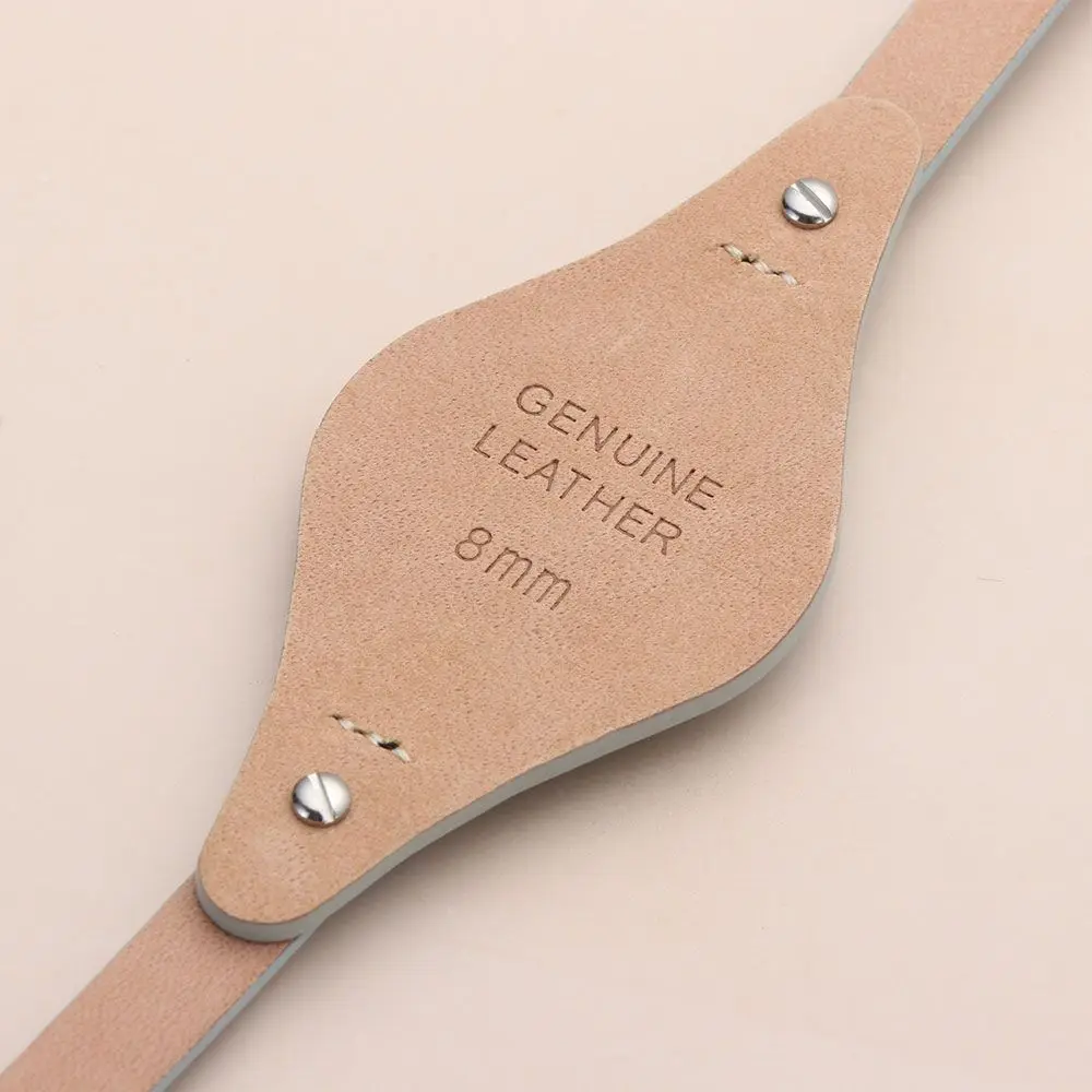 Luxury 8mm Genuine Leather Watch Strap Women Watchband for Fossil ES3077 2830 3262 3060 4176 4119 4026 4340 Loop Bracelet