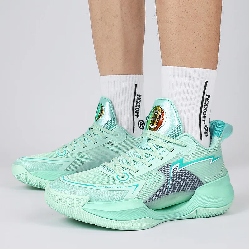 Spring Unisex Mesh Green Basketball Shoes Men Brand new Professional Trainers Sneakers 2025 Women Non-slip Size 36-45 Men's Sport Shoes