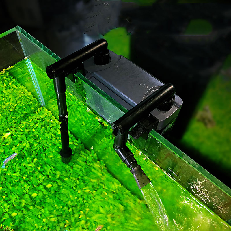 SunSun HBL 801 802 803 Hang On Waterfall Filter Skimmer 500l/h 20-40cm Aquarium Tank 6W Multi-stage Fish Filter Adjustable Flow