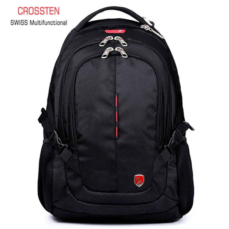 Crossten new Swiss-Multifunctional 15.6 inch Laptop Backpack Larger Capacity Travel bag Waterproof 2025 Schoolbag Rucksack SA9393-GEAR