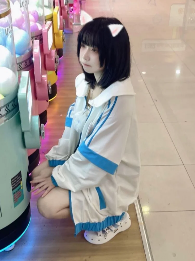 New Japanese new Kawaii Jackets Y2K 2025 Women Cute Oversized Sweatshirt Preppy Outwear Haruku Grunge Fairy Chaquetas Mujer Clothes