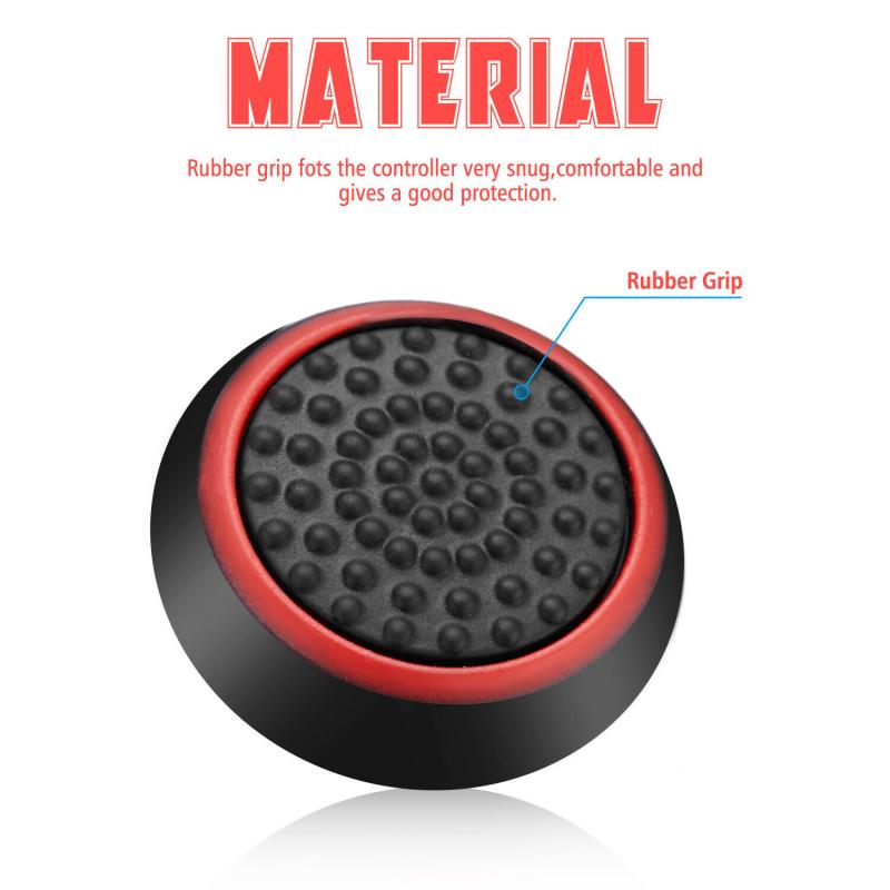 4PCS/10PCS Non-slip Silicone Analog Joystick Thumbstick Thumb Stick Grip Caps Cases for PS3 PS4 PS5 Xbox 360 Xbox One Controller