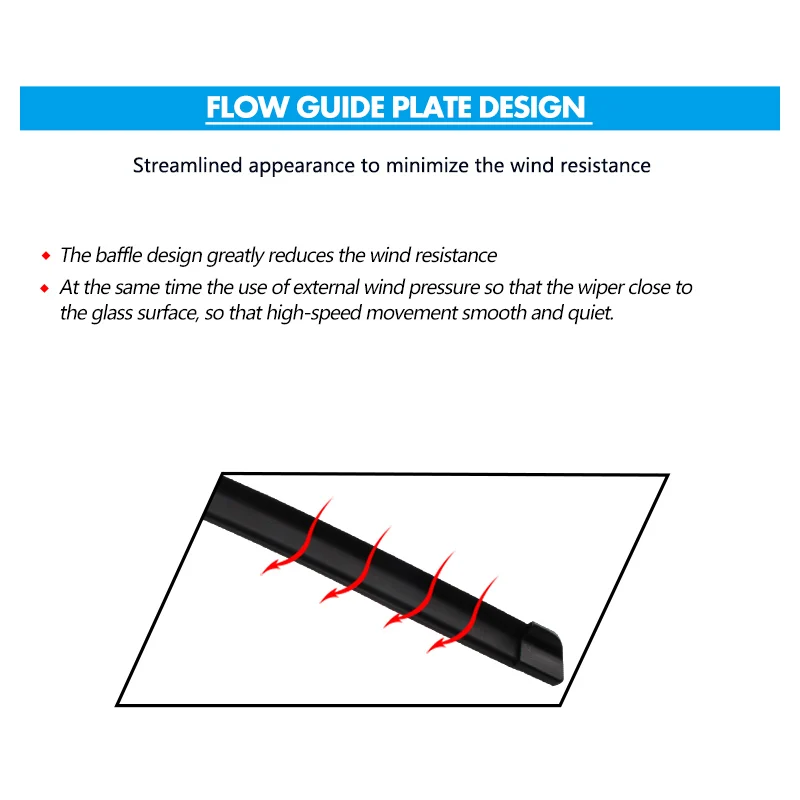 Car Blade For Honda 2025 new Civic 8 European 26"+23R" 2005-2011 Auto Windscreen Windshield Wipers Blades Window Wash Fit U Hook Arm