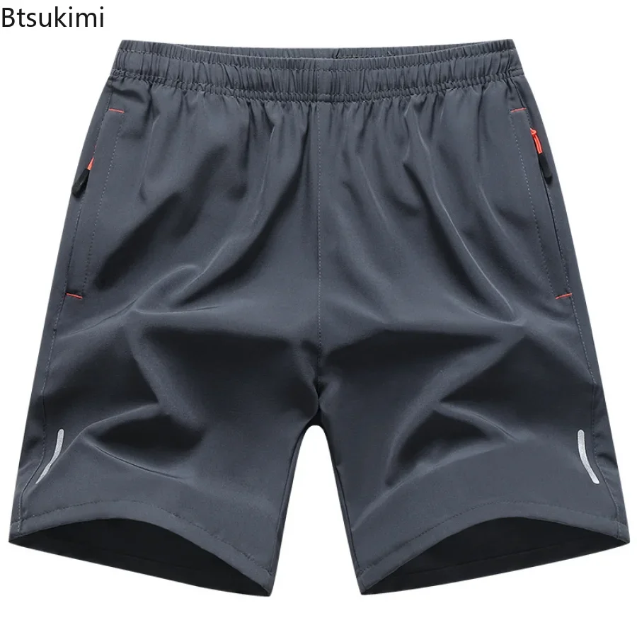 2024 Summer Shorts 2025 Men Ice Silk new Casual Shorts Male Short Pants Sports Plus Size 7XL 8XL Cool Running Streetwear Shorts For Men