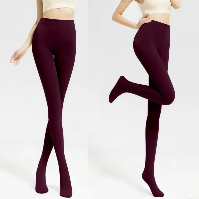 Women Solid Pantyhose Slim High Waist Leggings Anti-snagging Quality Panty Hose Silk Stockings Autumn Skin Effect Tights Sock