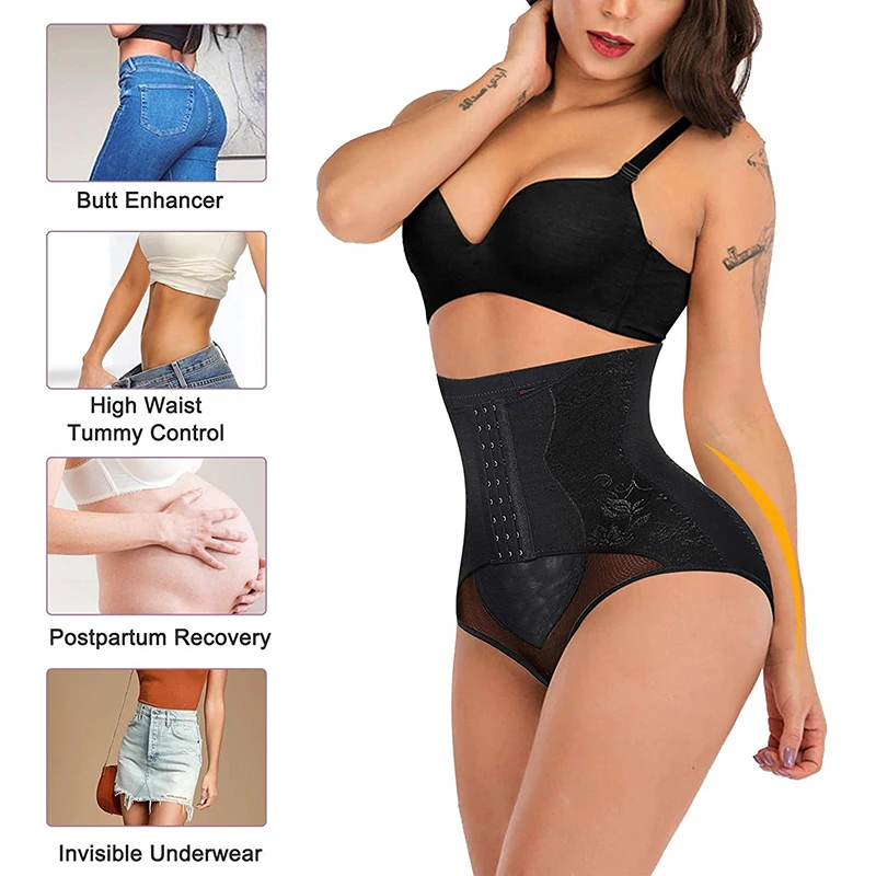 Tummy Control Panties for Women Shapewear Butt Lifter Short High Waist Trainer Corset Slimming Body Shaper Underwear