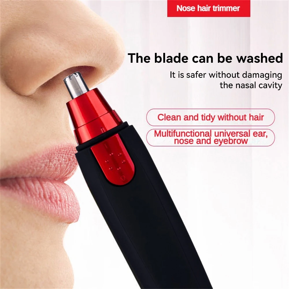 1~9PCS Electric Nose Hair Trimmer Shaver For Men Women Ear Neck Eyebrow Trimmer Shaver Man Washable Trimer Razor Remover Kit