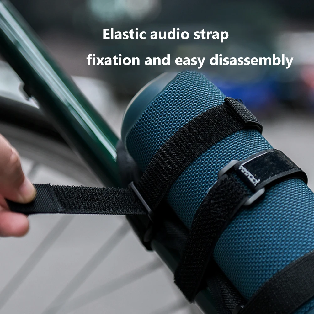 Mountain Bike Water Bottle Holder Portable Bluetooth-compatible Speaker Kettle Fixing Mount Straps Cycling Accessories