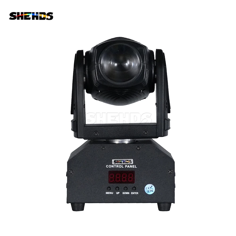 SHEHDS Mini LED Spot Beam 10W Moving Head Light DMX512 Strobe For Home Disco Bar Stage Wedding Show