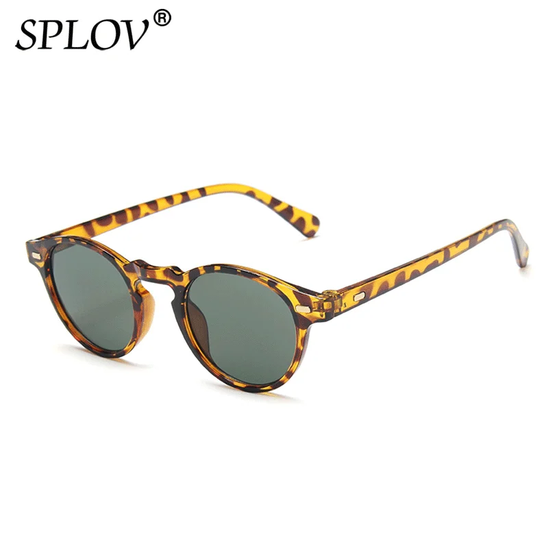 Small Round Sunglasses Men new Women 2025 Vintage Brand Black Leopard Green TransGrey Shades AntiBlue Light Glasses Trendy Clear Eyewear