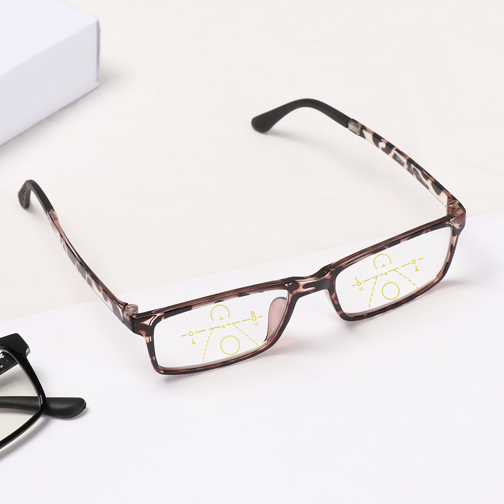 1PC Progressive Reading Glasses Men Women Multifocal Bifocal Anti Blue Light Magnifying Presbyopic EyeGlasses +1.0~+4.0