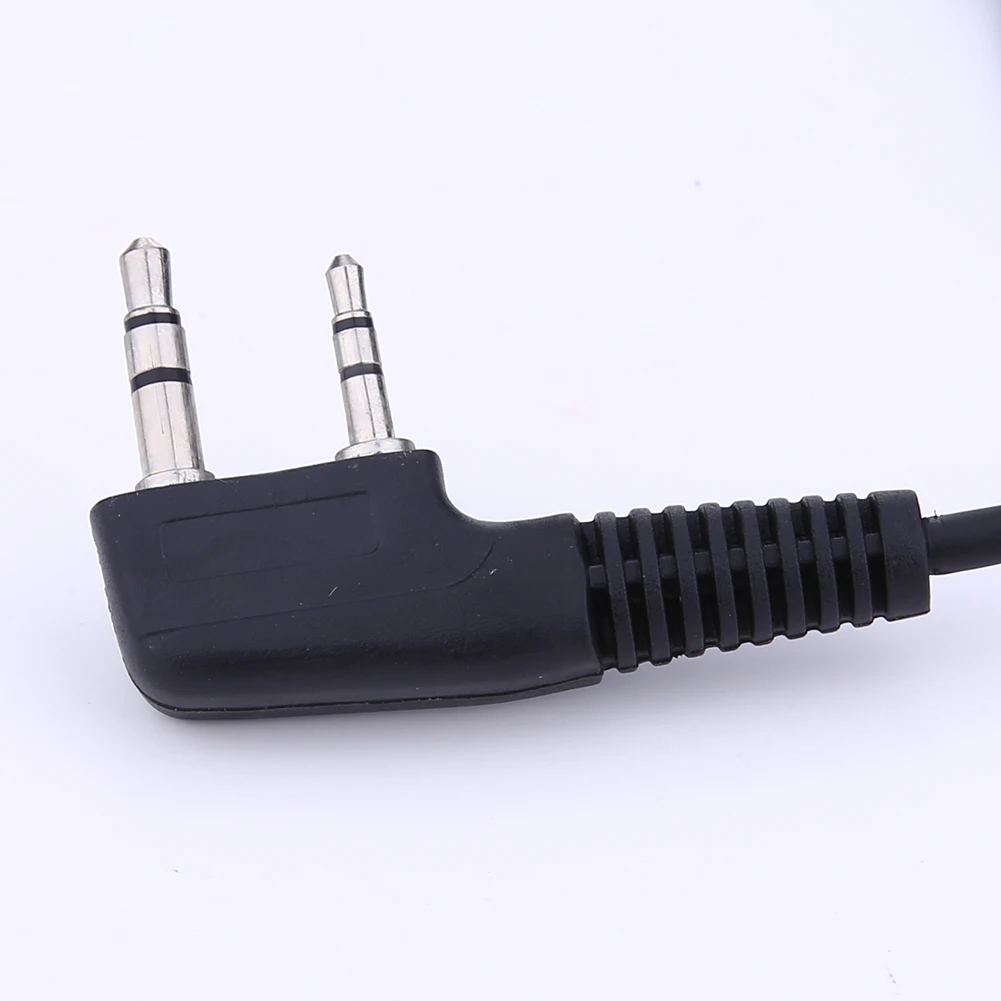 1-10pcs 100cm Earpiece Headset PTT MIC 2 PIN Ear Hook Walkie Talkie Interphone Earphone Earpiece for BAOFENG UV5R/KENWOOD/HYT