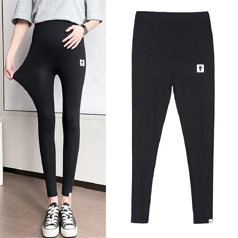 Maternity Pants Pregnant Maternity Clothes Pregnancy Adjustable Tights High Waist Comfortable new Elastic 2025 Bottoming Leggings