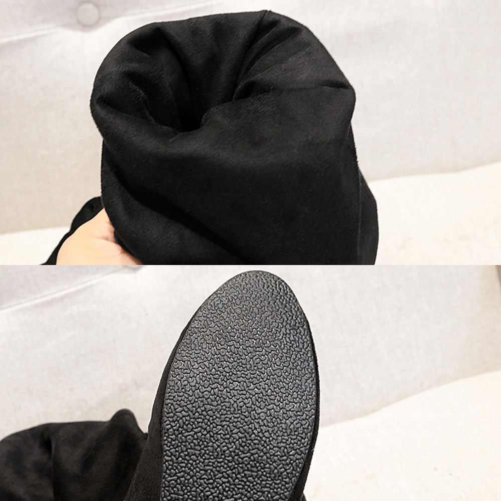 Women Winter Slip-On Round Toe High Boots Over-The-Knee Shoes Boots Sapatos Femininos Bottine Femme Boots Women Bottes Femme