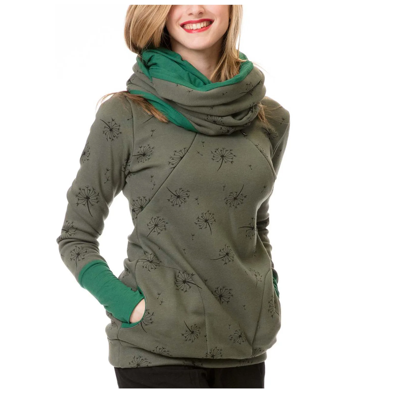 Women new Winter Maternity Breastfeeding Pullover Hoodie Beautiful High Quality Casual 2025 Nursing Clothes With Neckerchief Pregnancy