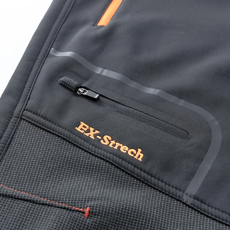 Men's Hiking Snow Waterproof Pants Skiing Winter Insulated Fleece lined Outdoor Water Repellent Camping,Walking,Fishing Trousers