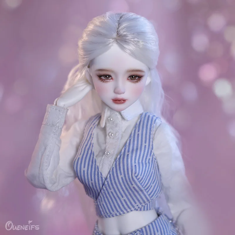 Aurola BJD Doll 1/6 Ynly Female Body New Design White shirt and striped waistcoat 2025 Resin Girl new doll Surprise Gift for Children