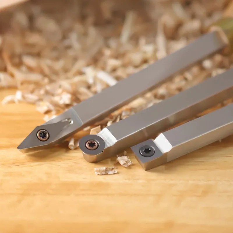 2025 13pcs Carbide Insert Cutters Blades for Detailer Hollower new Finisher Rougher Turning Tools Blade Wood Lathe Tool
