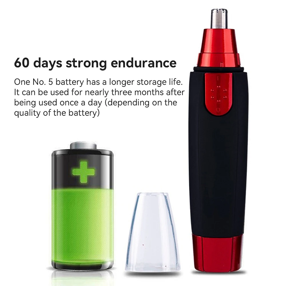 1~9PCS Electric Nose Hair Trimmer Shaver For Men Women Ear Neck Eyebrow Trimmer Shaver Man Washable Trimer Razor Remover Kit