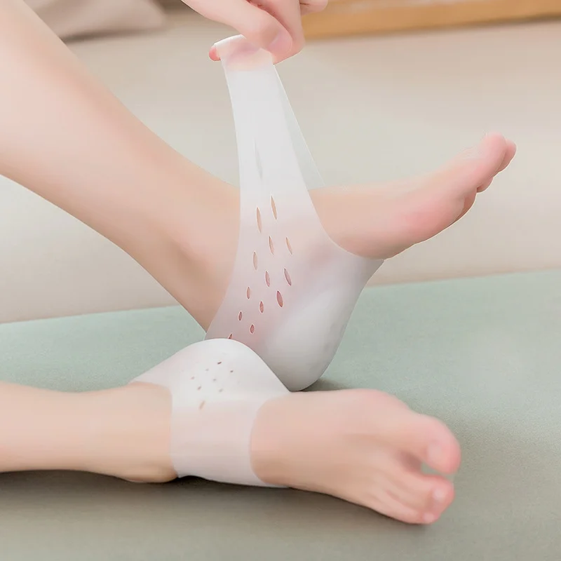 2cm 3cm 4cm Silicone Invisible Height Increase Insole Height Lift Taller 2in1 Soft Sock Shoes Pad for Men Women dropshipping