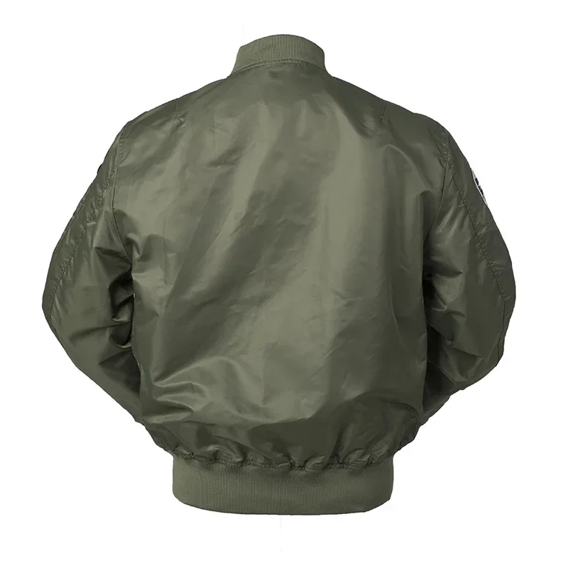Spring Autumn Military Tactics Short Bomber Jacket Patch Designs Baseball Uniform Street Outerwear Male Stand Collar Sovercoat