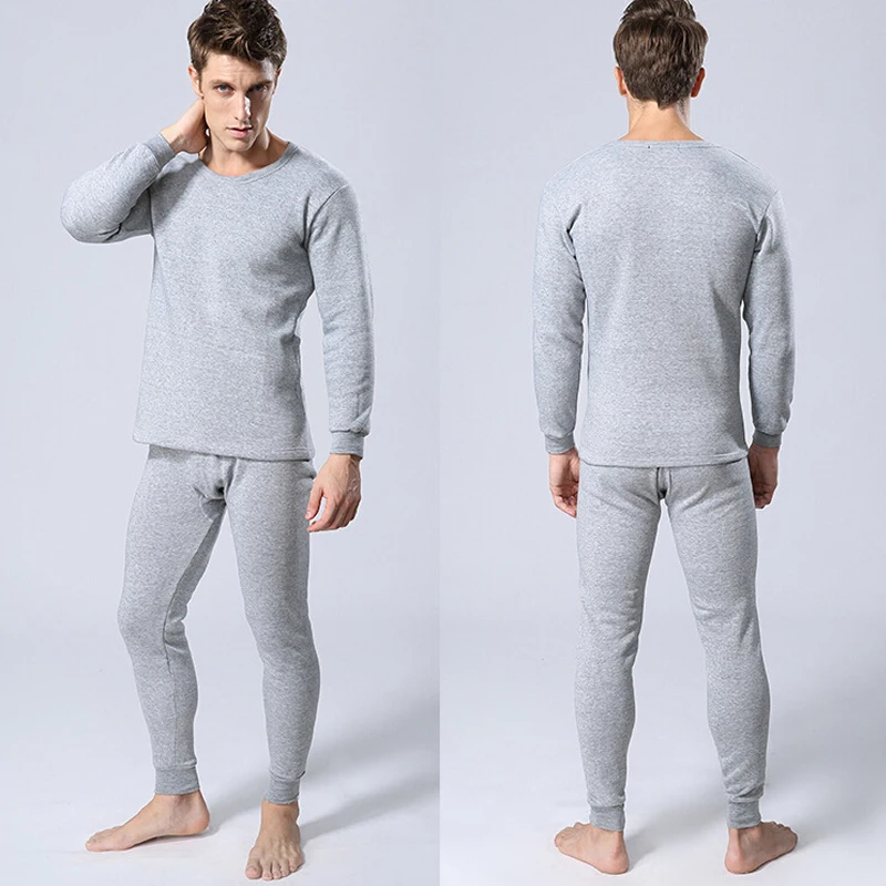 Winter Thermal Underwear 2025 Sets Men Fleece Thermo Long Johns Fleece Tops Pants new Underwear Indoor Casual Clothing Pamas Suit 4XL
