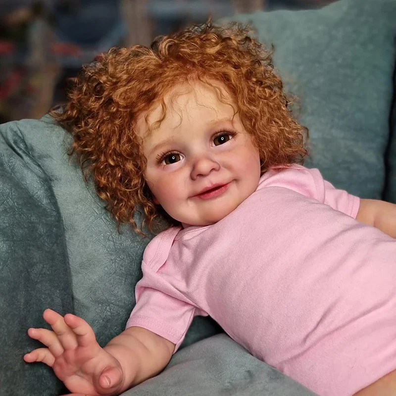 NPK 26inches Reborn Toddler Big Gril Baby Doll Lifelike Hande made Popular Zoe Our Happy Baby Girl Doll Collecitble Art Doll