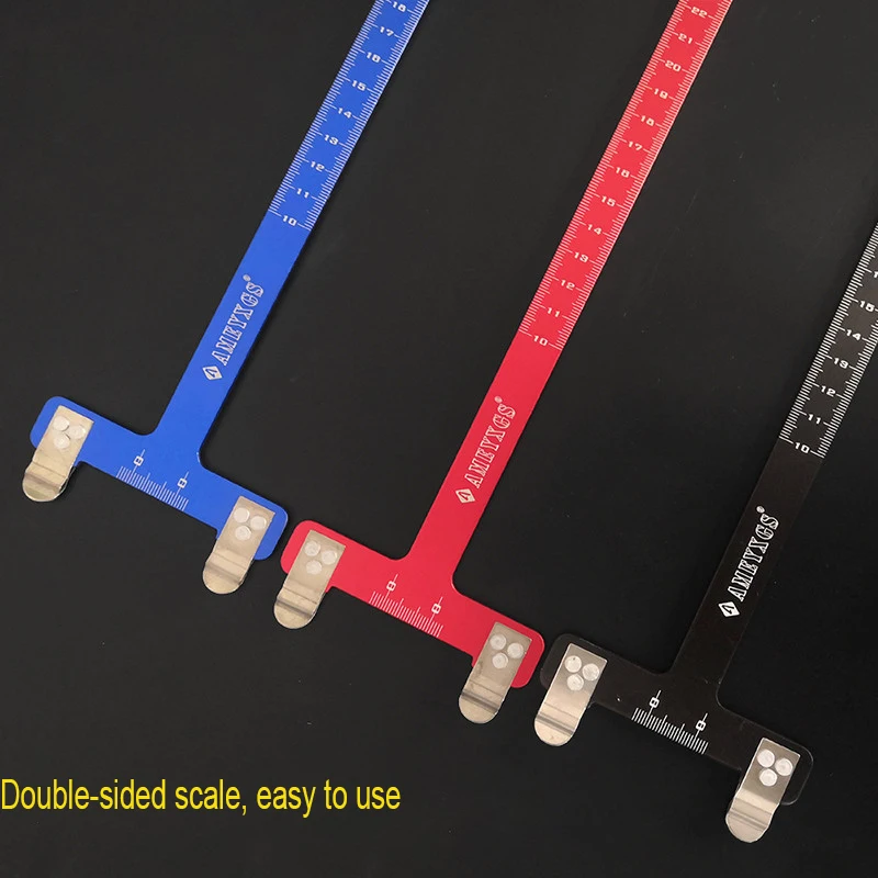 Industrial T Square Bow Ruler 11.8 Inches 2025 new Archery Bow Square T Shape Measurement Tool for Recurve Bow and Compound Bow 4 Colors