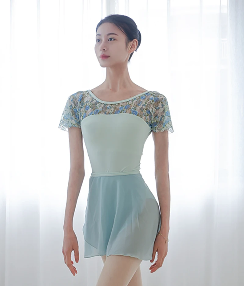 Ballet Dance Leotards Women Short Sleeve Gymnastics Exercise Costume Adult Cheap Ballet Leotard High Quality Dance Coverall