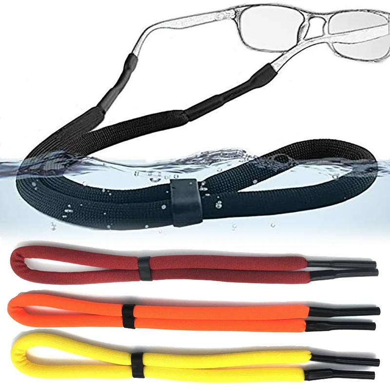 Unisex Floating Foam Rope Chain Sport Glasses Cord Eyewear Strap Lanyard Adjustable Eyeglasses Cord Holder Neck Strap Rope