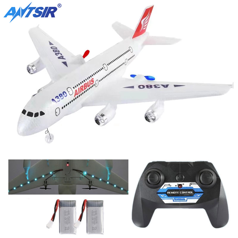 2025 Boeing 747 Airbus A380 RC Plane 2.4G 2CH Remote Control new Airplane Fixed Wing Aircraft RC Toys Gift for Children