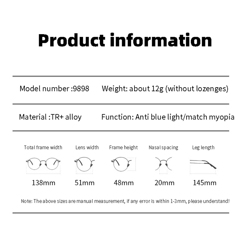 Elbru 0-1-1.5-2-2.5-3-3.5-4 Ultralight Myopia Glasses Computer Anti new 2025 Blue Light Nearsighted Eyewear Women Men Unisex Eyeglasses