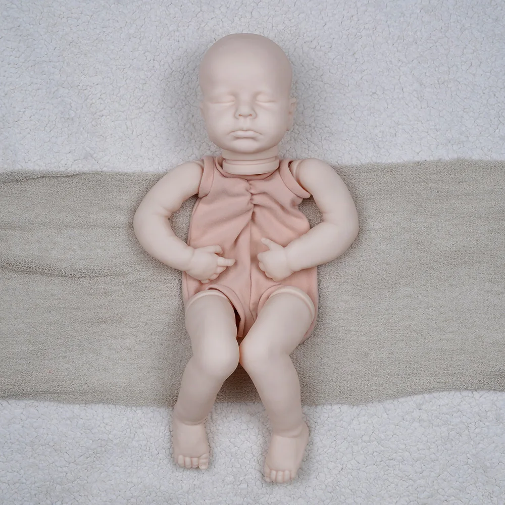 ADFO Reborn Kit Reborn Baby Vinyl Kit 20 Inches Loulou Unpainted Unfinished new Doll 2025 Parts DIY Blank Reborn Vinyl Doll Kit