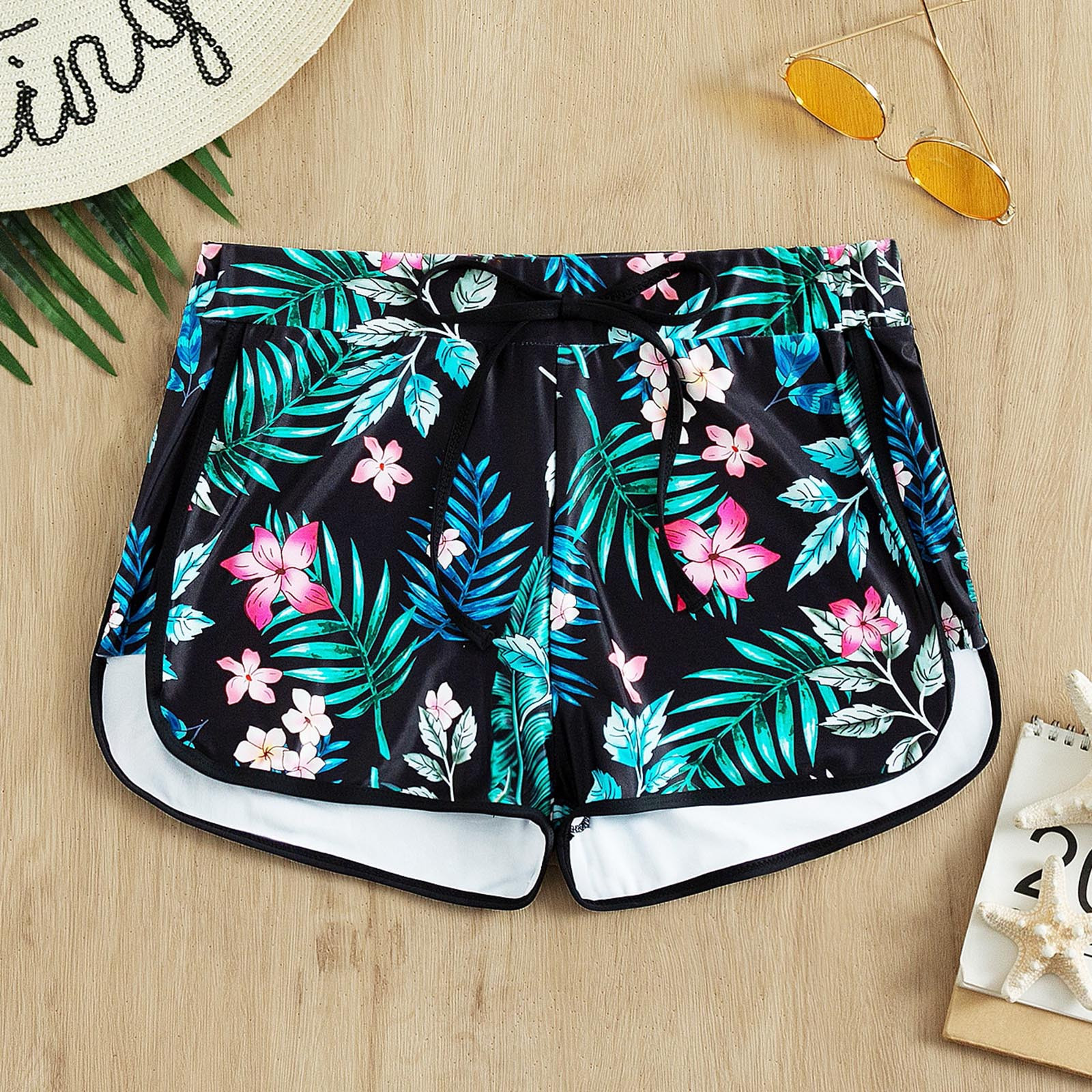 Bikini Bottoms Floral 2025 print Women Swimsuit High Waist new Shorts Swimwear Trunks Bikinis Brazilian Pants Bathing Suit Beach Bottom