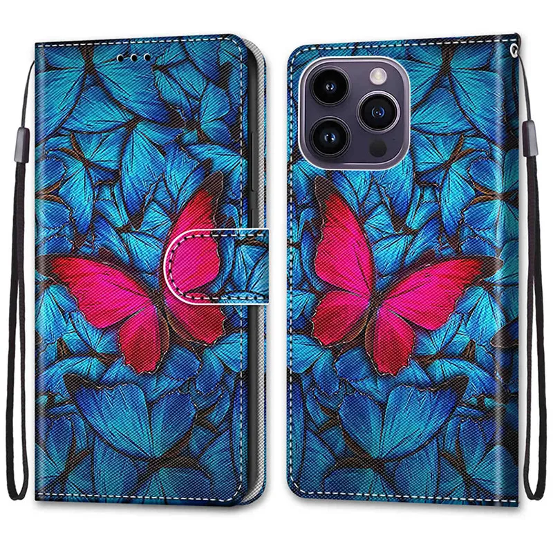 Pattern Flip Case Flower For ZTE Blade A52 2023 A5 A3 2020 Ztea52 A 52 Wallet Leather Phone Cases Stand ddmysmile Book Cover Bags Smile