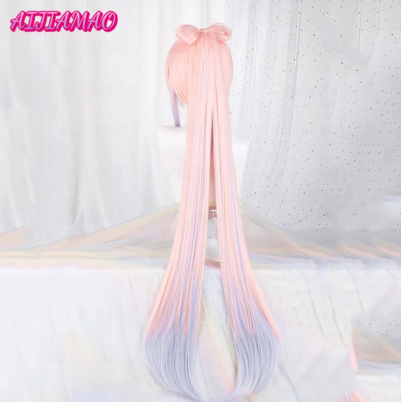 Impact 2025 Kokomi Cosplay Wig Pink Mixed Blue Wig Cosplay new Anime Cosplay Wigs Heat Resistant Synthetic Wigs +Wig Cap