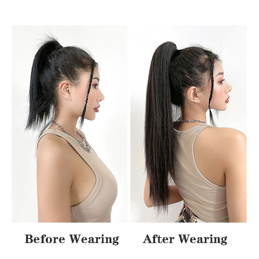 Ombre T1B/4/27 Straight Ponytail Claw Clip In Ponytail Human Hair For Women Brazilian Remy Hair Clip In Ponytail Extensions