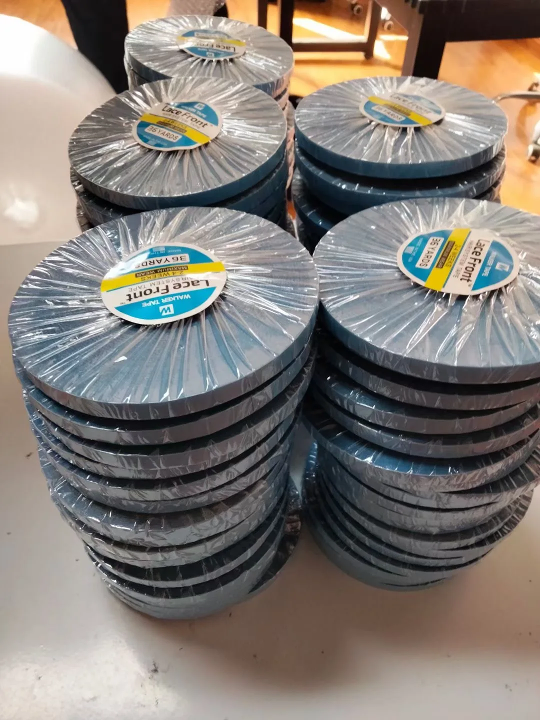 1 Roll 36 Yard Walker Tape Lace Front Adhesive Tape Rolls for Wig Toupee Hair Extensions