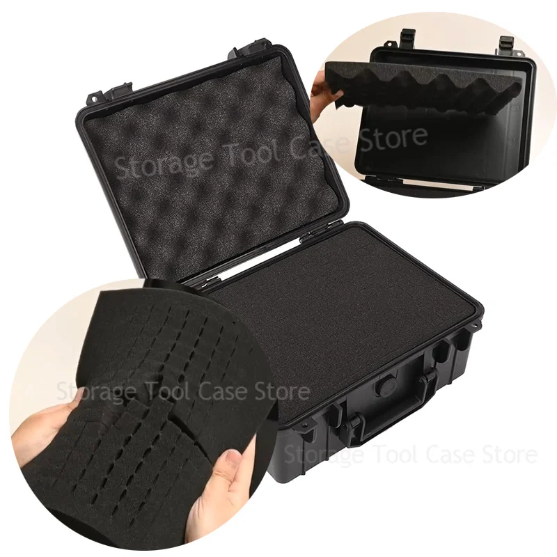 Sealed Waterproof Tool Box ABS Plastic Hard Carry Safety Equipment Tool Case Suitcase Shockproof Portable Toolbox with Sponge