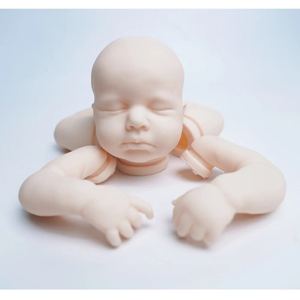 ADFO Reborn Kit Reborn Baby Vinyl Kit 20 Inches Loulou Unpainted Unfinished new Doll 2025 Parts DIY Blank Reborn Vinyl Doll Kit