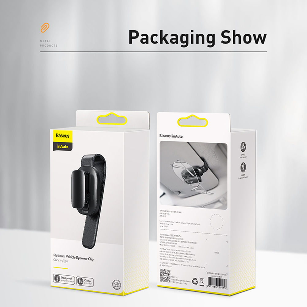 Auto Case Car Glasses Sun Visor Glasses Holder Sunglasses Clip Card Ticket Holder Pen Case ddmysmile Clip Universal Car Accessories Smile