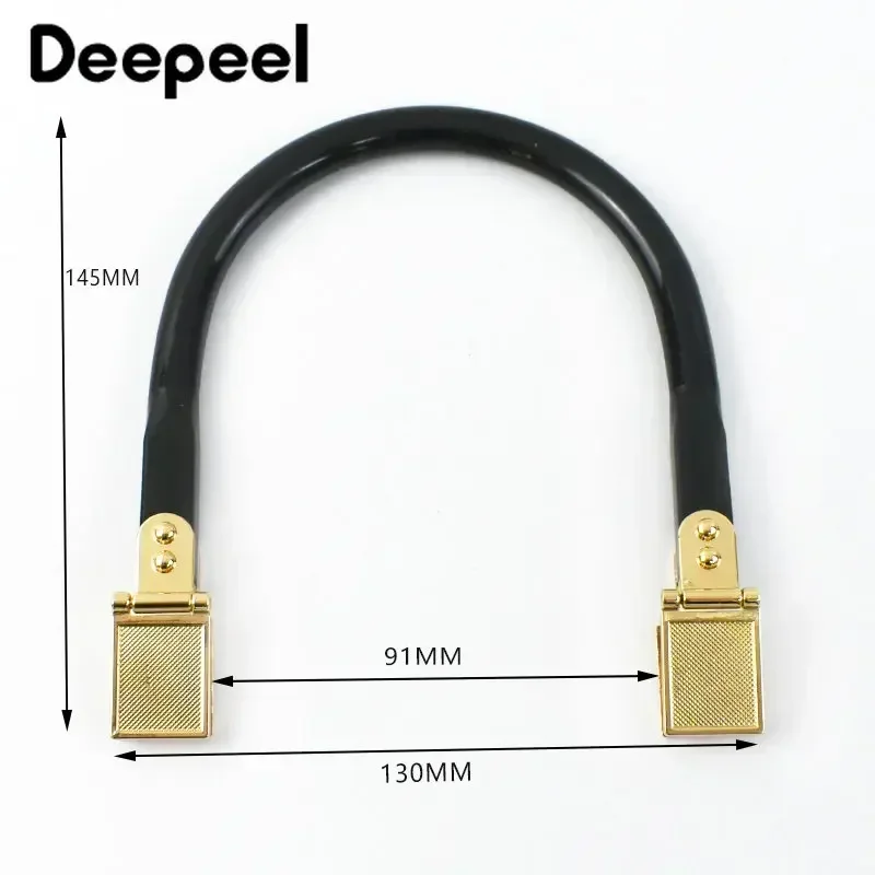 2/4Pcs Deepeel 13x14cm U-shaped Metal Purse Kiss new Clasp Bag Lock Frame Buckle Wallet 2025 Handle Women DIY Sewing Hardware Accessories