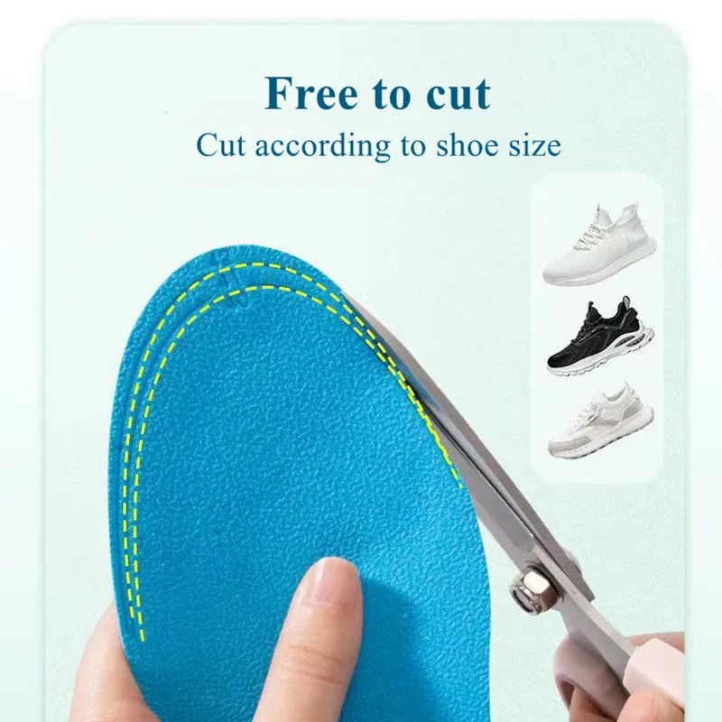 1Pair Soft Massage Insoles Sport Cushioning Inserts Shock-absorbing Comfort Insole new For 2025 Men Women Memory Foam Shoe Sole Shoe Pads